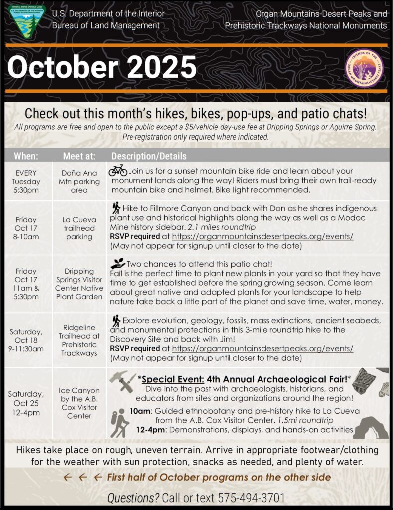 2025 BLM FOMDP October programs 2of2